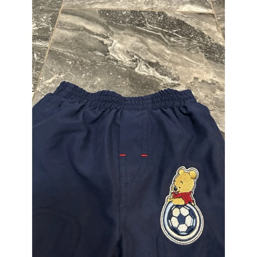 Vintage Winnie The Pooh Baby‎ Pants Blue 6/9 M 100 Acre Collection
